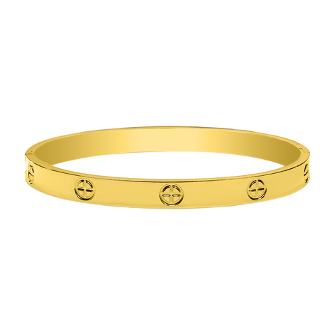 Element Love Armreifen 18K Vergoldet