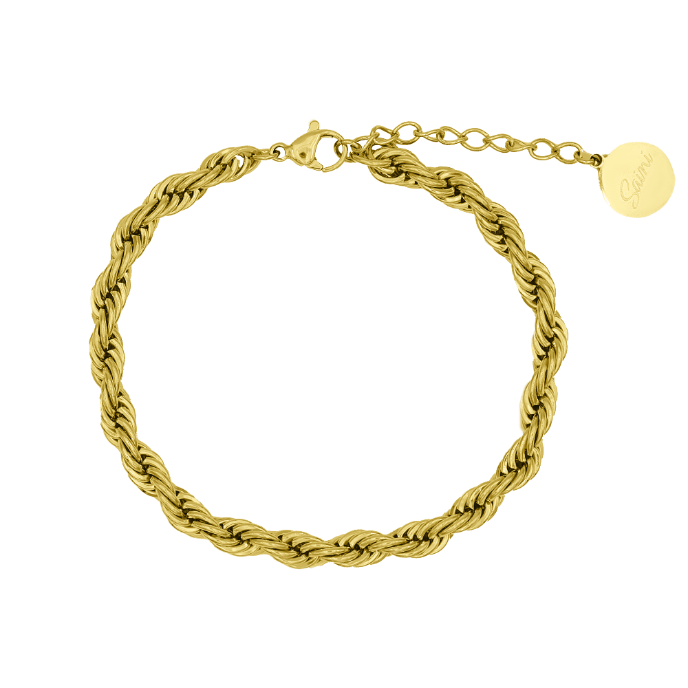 Twisted Armband 14K Vergoldet