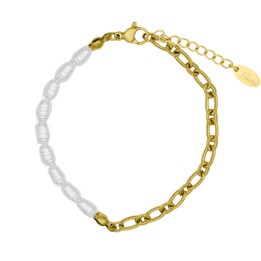 Elegant Pearl Armband 14K Vergoldet