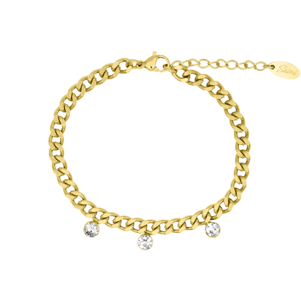 Signature Stones Armband 14K Vergoldet