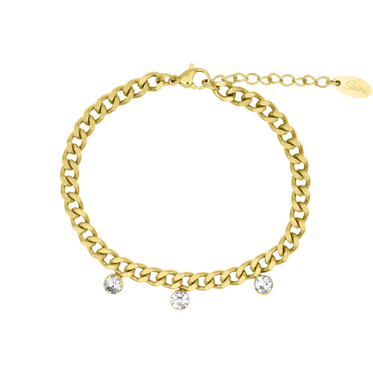 Signature Stones Armband 14K Vergoldet