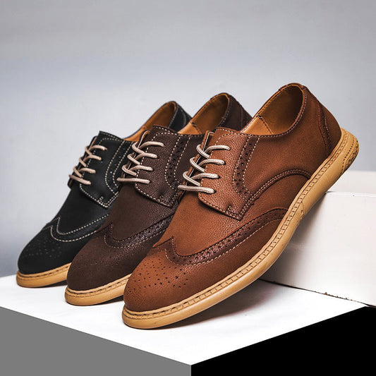 Gentlemen's Choice Atmungsfähige Leder Schuhe