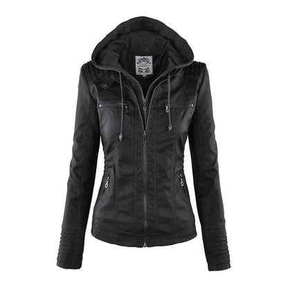 Eleganza Thermal Chic Lederjacke