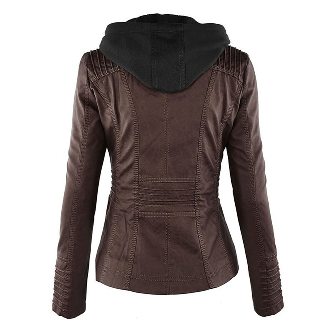 Eleganza Thermal Chic Lederjacke