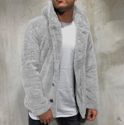 Warmer Fleece Kapuzenpullover für Herren