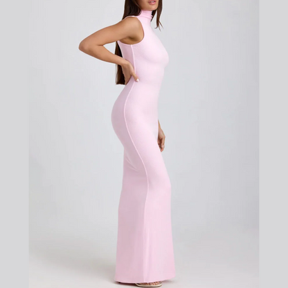 Dimas - Langes rosa Kleid