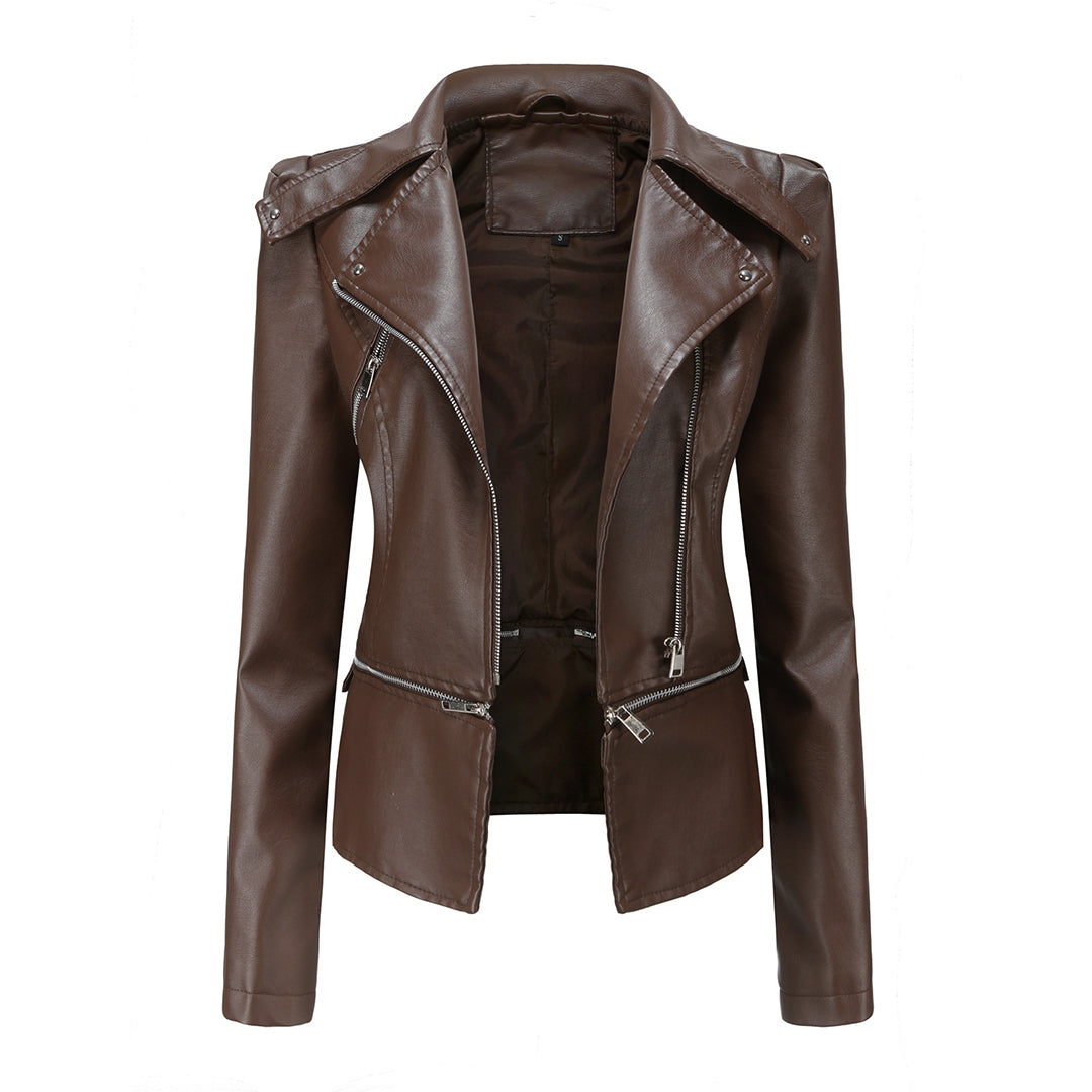 Cloy Stylische Lederjacke