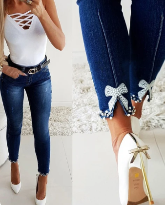 Nally - Skinny-Jeans mit hoher Stretch