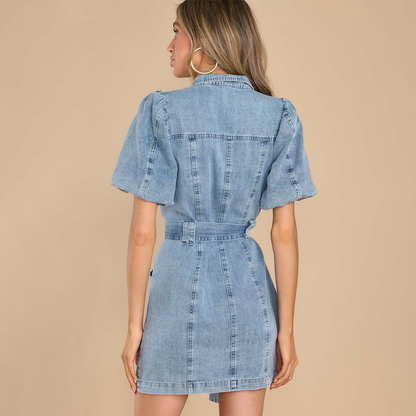 Benedetta - Bequemes Denim-Kleid