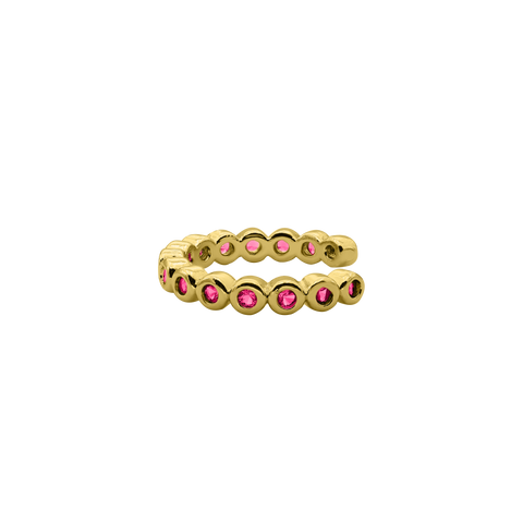 Pink Glory Earcuff 14K Vergoldet