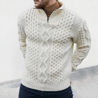 FRASER - Winterpullover mit hohem Kragen