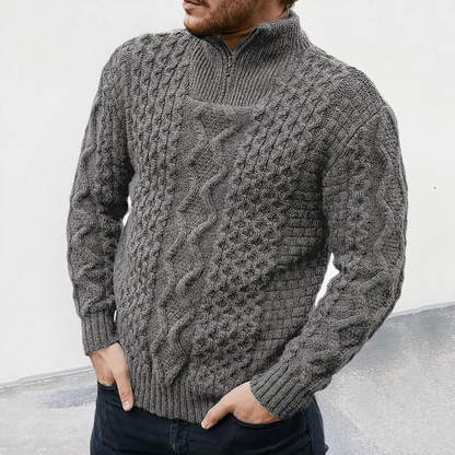 FRASER - Winterpullover mit hohem Kragen