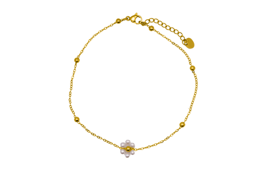 Blossom Anklet 14K Vergoldet