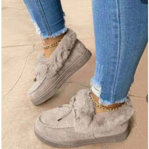 Cosy Moments - Gefütterte Schlupfschuhe aus Wildleder