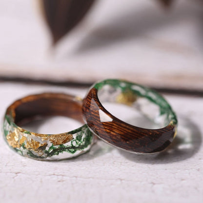 Emilia-Calou Ring aus Holz Orchideea