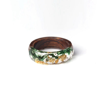 Emilia-Calou Ring aus Holz Orchideea