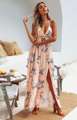 Jeanne - Langes Boho-Kleid