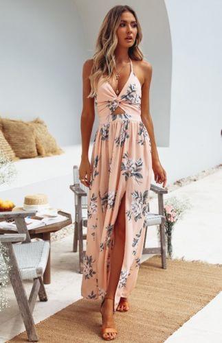 Jeanne - Langes Boho-Kleid