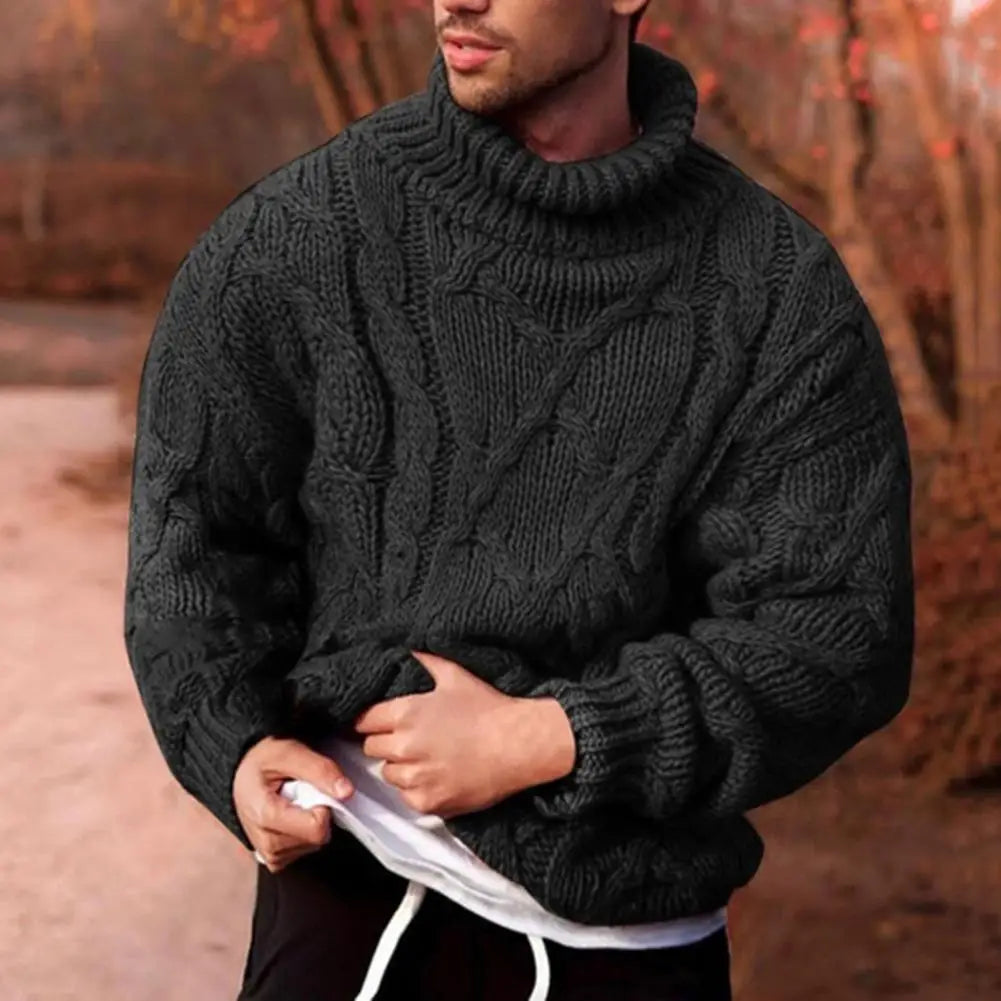 JENSON - Strickpullover mit geflochtenem Zopf für Herren