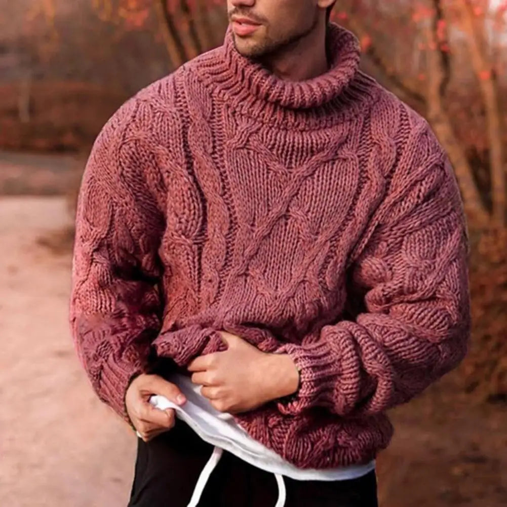 JENSON - Strickpullover mit geflochtenem Zopf für Herren