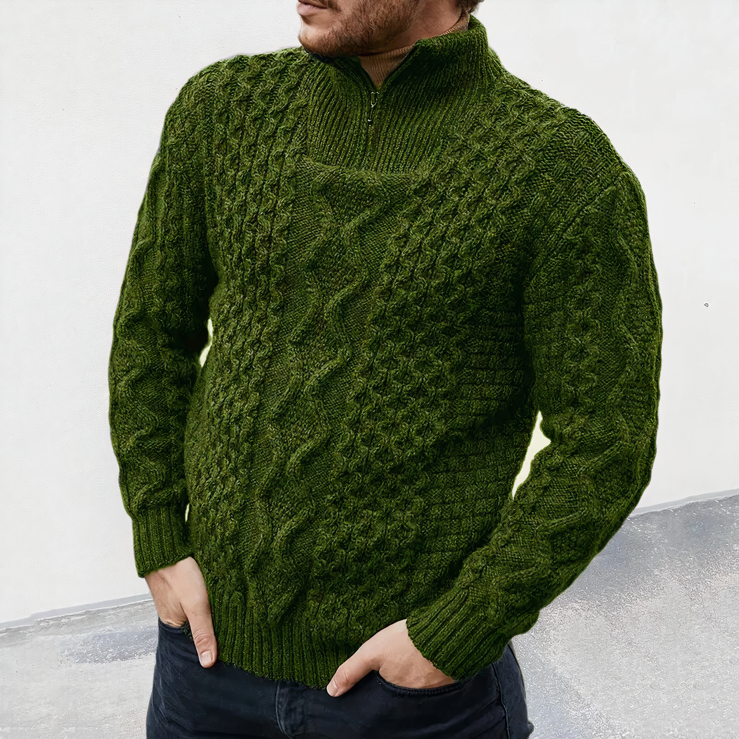 JOSHUA - Bequemer Strickpullover