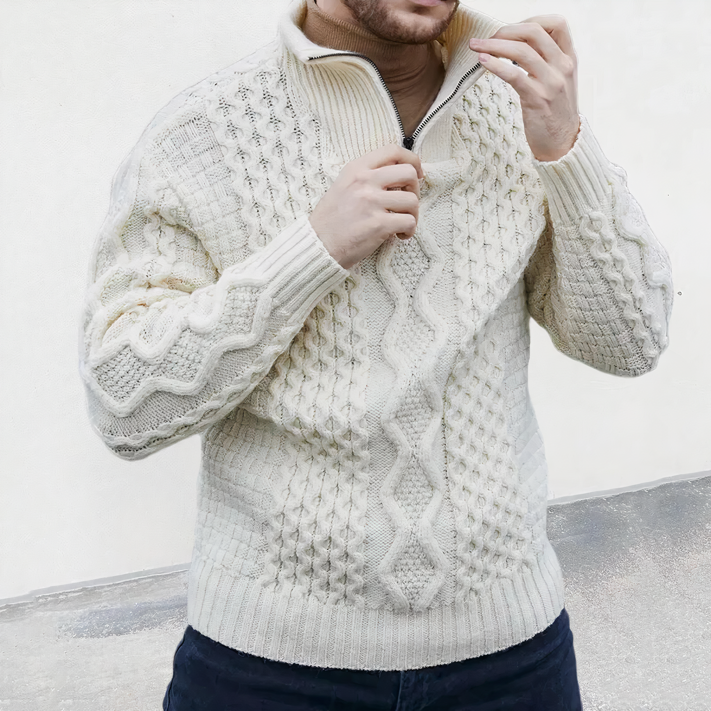 JOSHUA - Bequemer Strickpullover