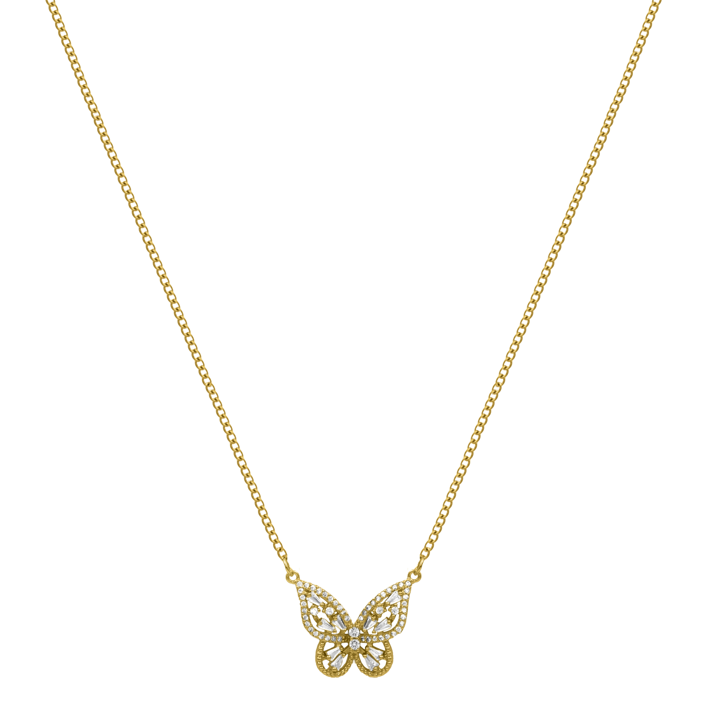 Fabulous Dream Butterfly Kette 14K Vergoldet