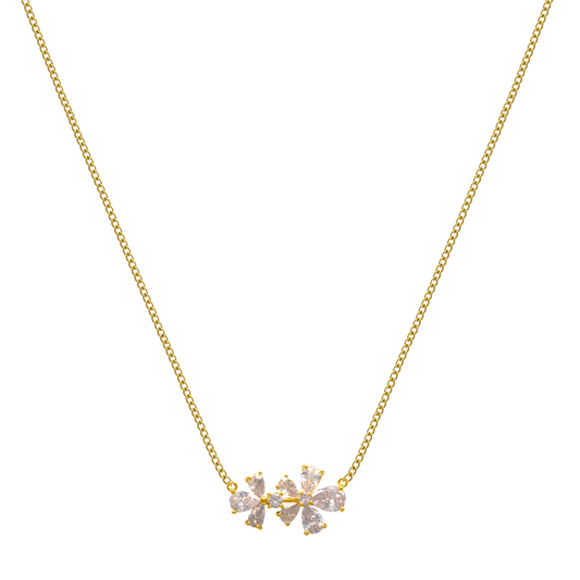 Flower Kette 14K Vergoldet