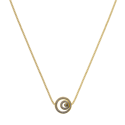 Neverending Circle Kette 14K Vergoldet