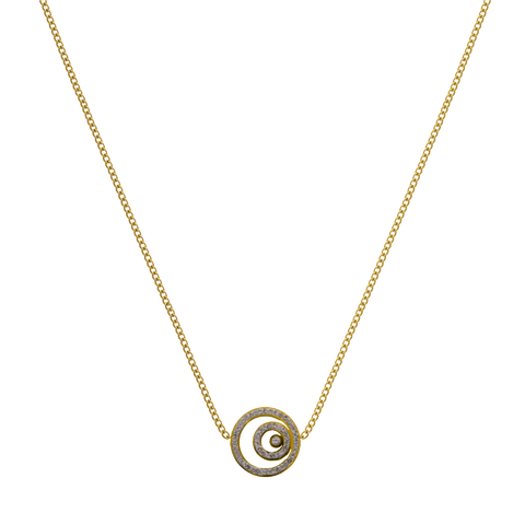 Neverending Circle Kette 14K Vergoldet