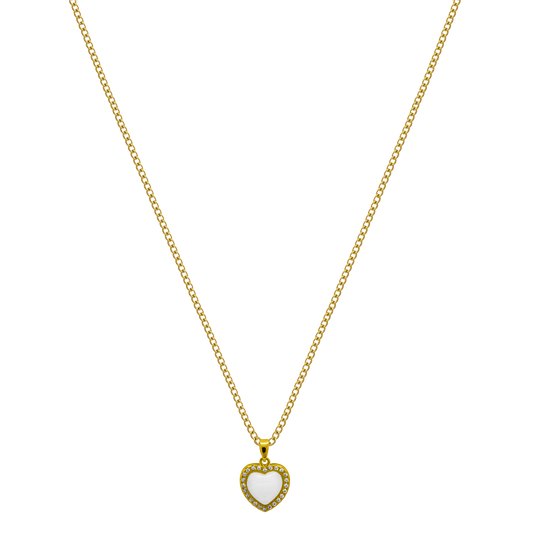 Precious Heart Kette 14K Vergoldet