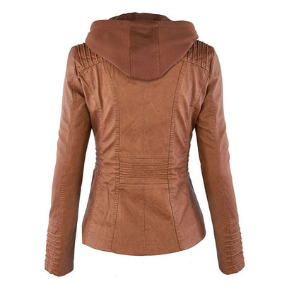 Eleganza Thermal Chic Lederjacke