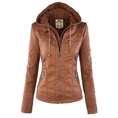 Eleganza Thermal Chic Lederjacke