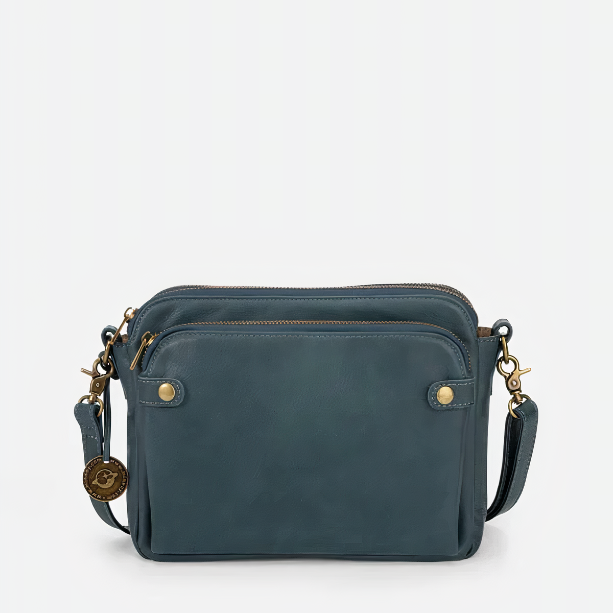 LAILA - Dreilagige Crossbody-Tasche aus Leder