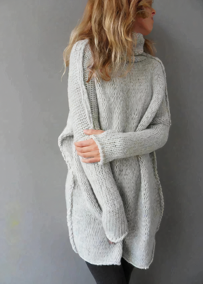 LEIGH - Rollkragenpulli im Vintage-Stil