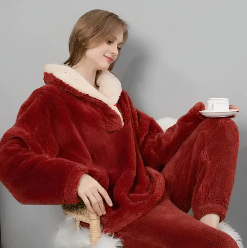 LONDYN - Pyjama-Set aus Fleece für Damen