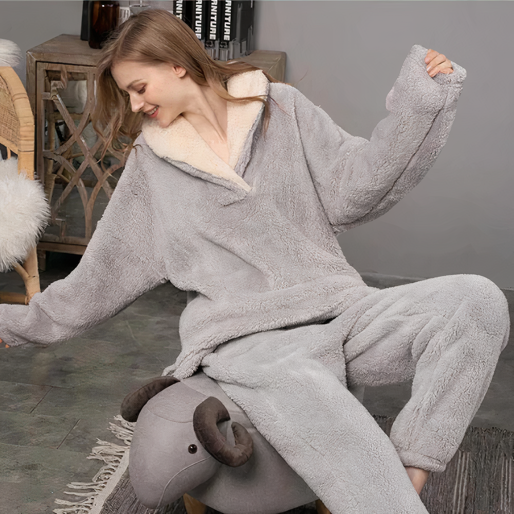 LONDYN - Pyjama-Set aus Fleece für Damen