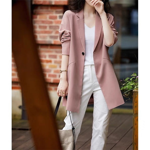 Anita - Vintage-Blazer mit langen Ärmeln