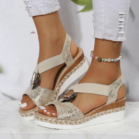 SANNE - Orthopädische Keilsandalen