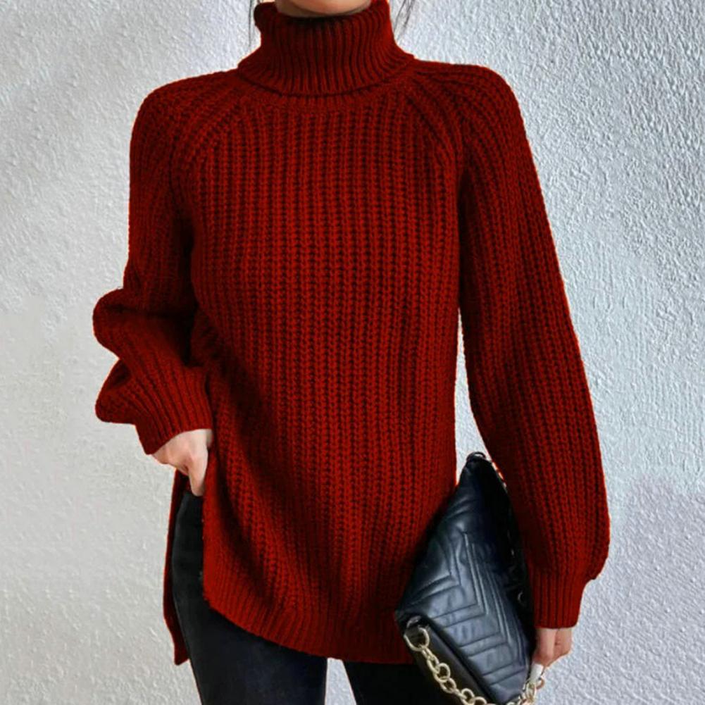 VERONIKA - Eleganter Rollkragenpullover aus Baumwolle