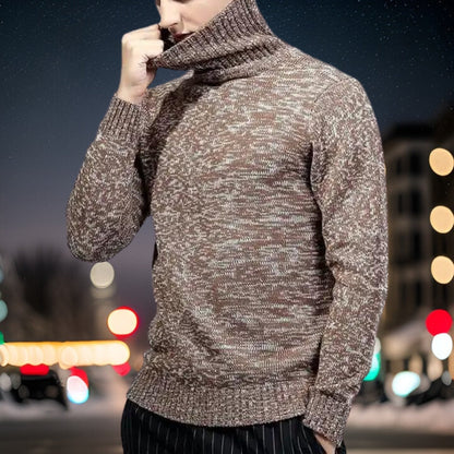 Peter - Luxuriöser Wollkragen-Strickpullover