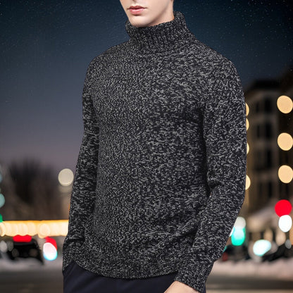 Peter - Luxuriöser Wollkragen-Strickpullover