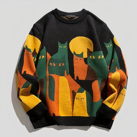 QUINN - Unisex-Katzenpullover