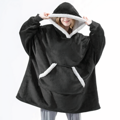 REGINA - Kuschelige Kuscheldecke Hoodie