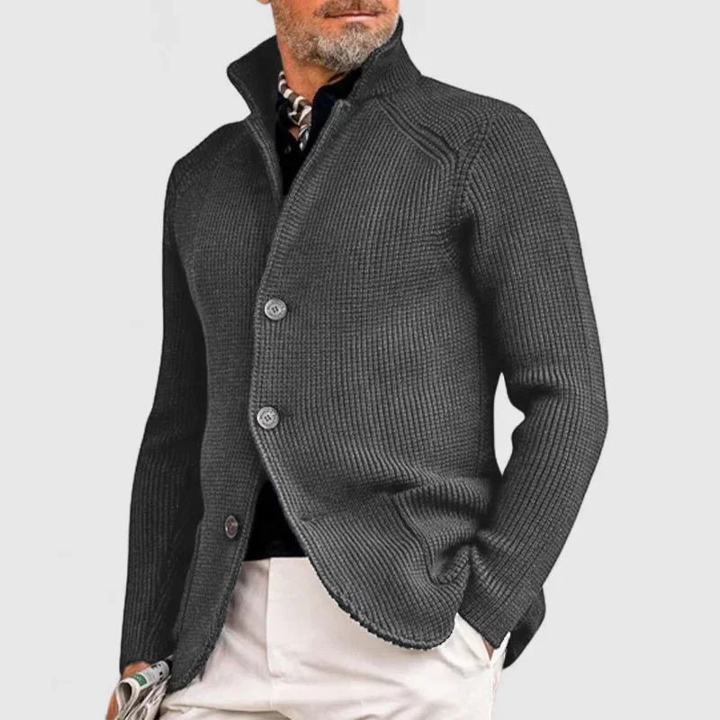 Elegante Strickjacke für Herren mit Knopfleiste