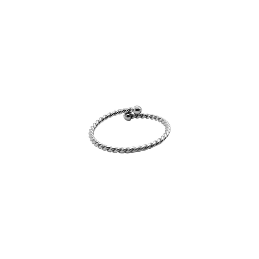 Passion Wire Ring Silber