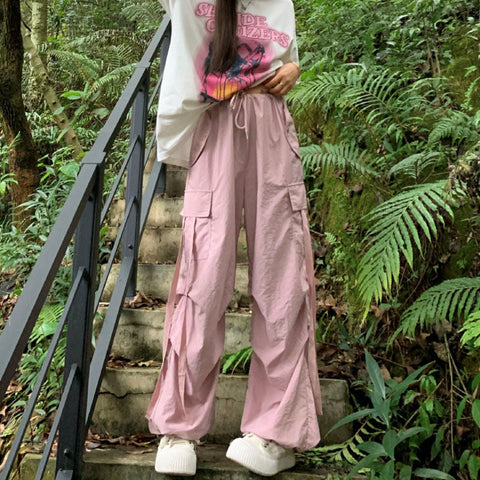 Franca Hose - Damen Baggy Pants mit großen Taschen im Retro-Stil