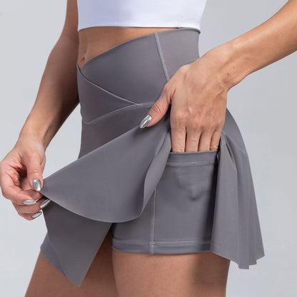 Ragnilda Sportrock - Sportlicher High Waist Rock mit Taschen