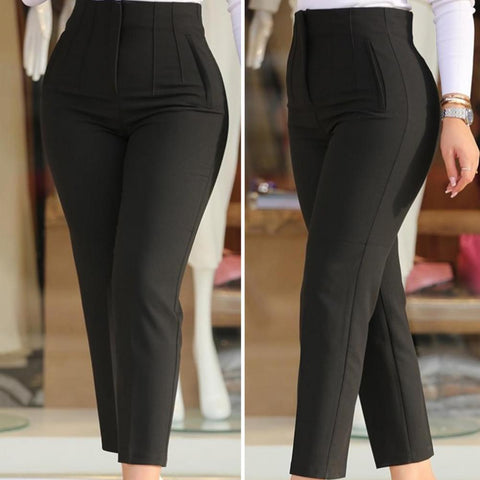 Allegra Hosen - Damen High-Waist Slim-Fit Hose für einen eleganten Look