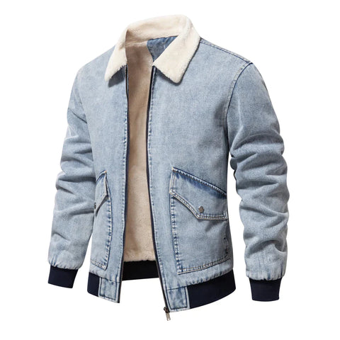 Sherpa Komfort in Denimjacke